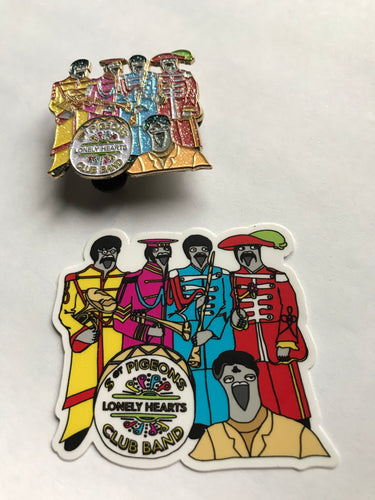 Sgt Pigeons Sticker